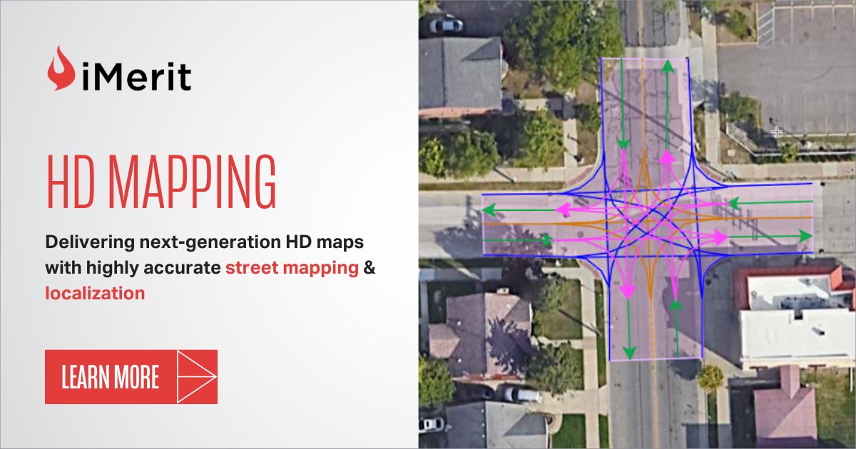 iMeritDigital's tweet image. iMerit’s data experts develop and update high-definition maps to provide a high-quality, scalable, and flexible mapping solution to autonomous vehicle companies.

Learn More: hubs.ly/Q025sczw0

#HDMapping #autonomousvehicles #selfdriving #AV