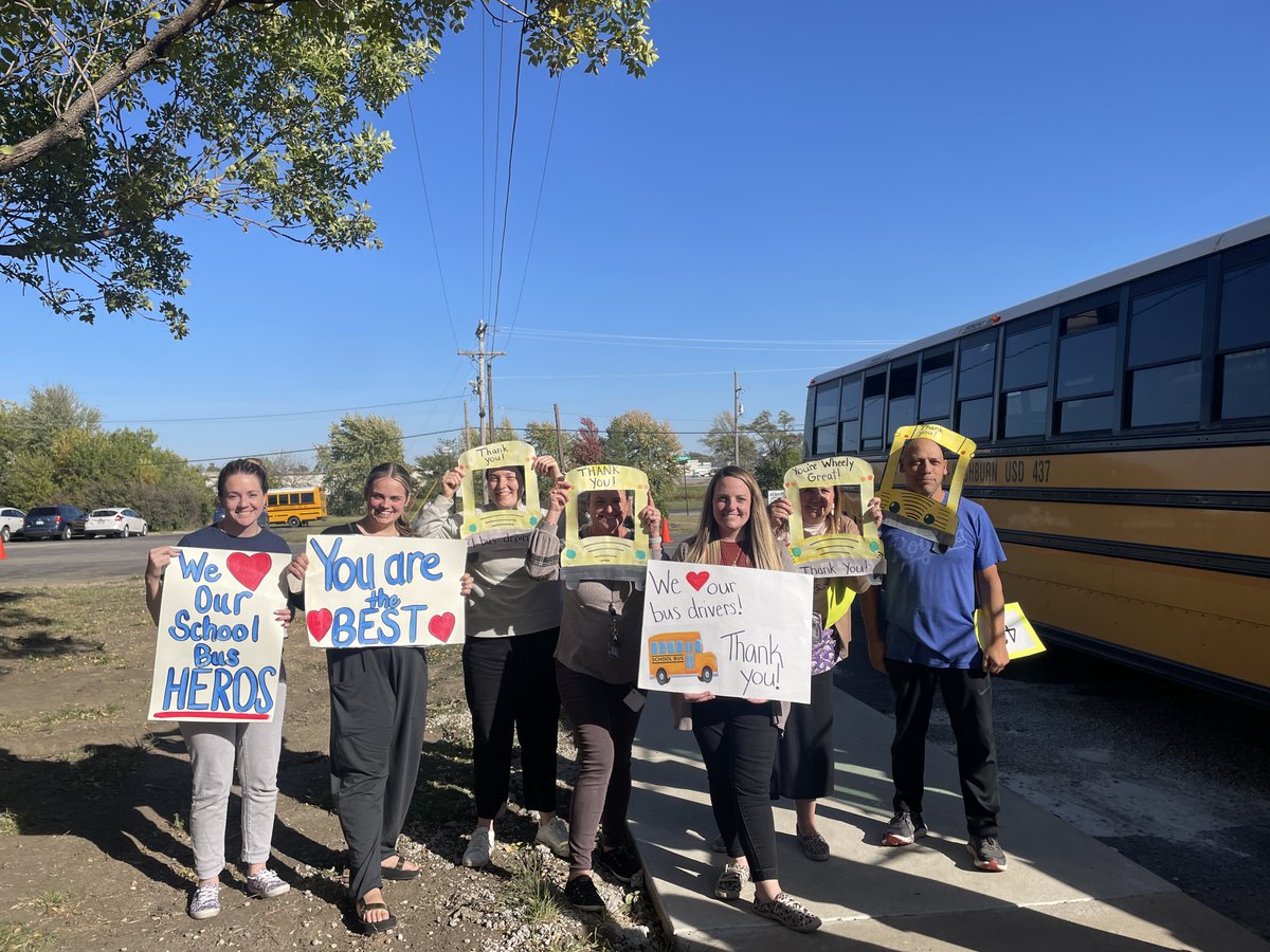 We are so grateful for the <a href="/USD437/">Auburn-Washburn</a> Bus Drivers who take incredible care transporting our <a href="/CentralPauline/">Pauline Central Primary School</a> jaguars every day.