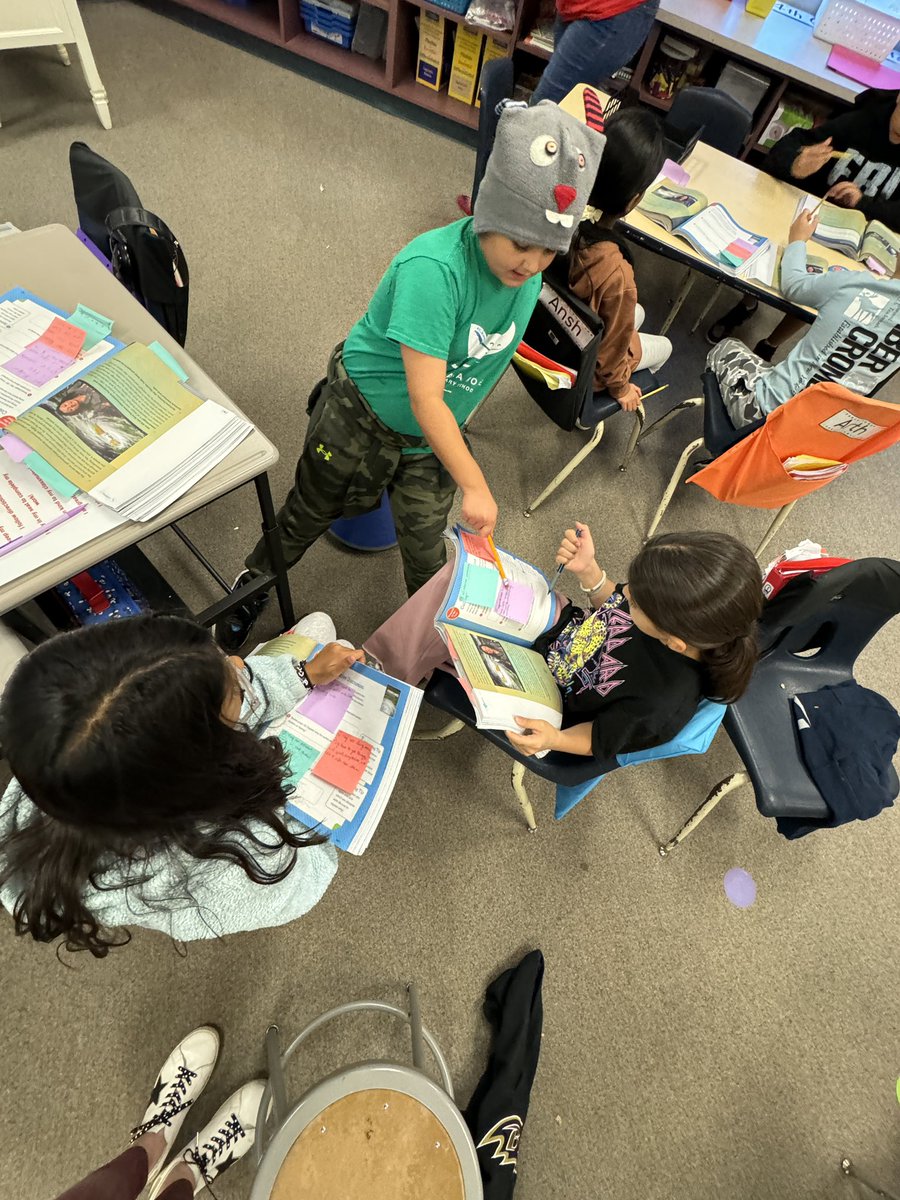 Collaborative discussions to help each other grow their understanding of the text. <a href="/MrsSparesus/">Stacy Sparesus</a> <a href="/BarbaraRose220/">Barbara Rose Elementary School</a>