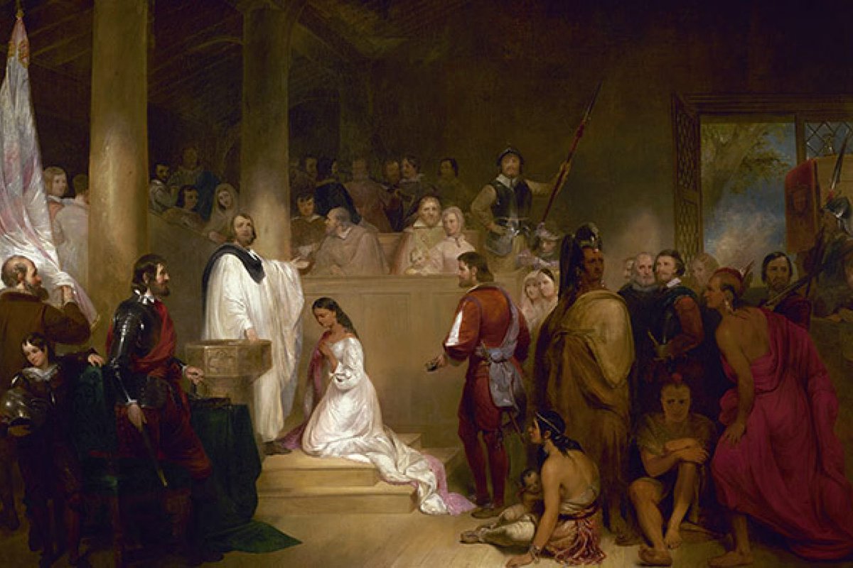 kyotoisreformed's tweet image. “Pocahuntas or Matoaka the daughter of Powhatan, is married to an honest and discreete English Gentleman Maister Rolfe, and that after she had openly renounced her countrey idolatry, confessed the faith of Jesus Christ, and was baptised” - Alexander Whitaker