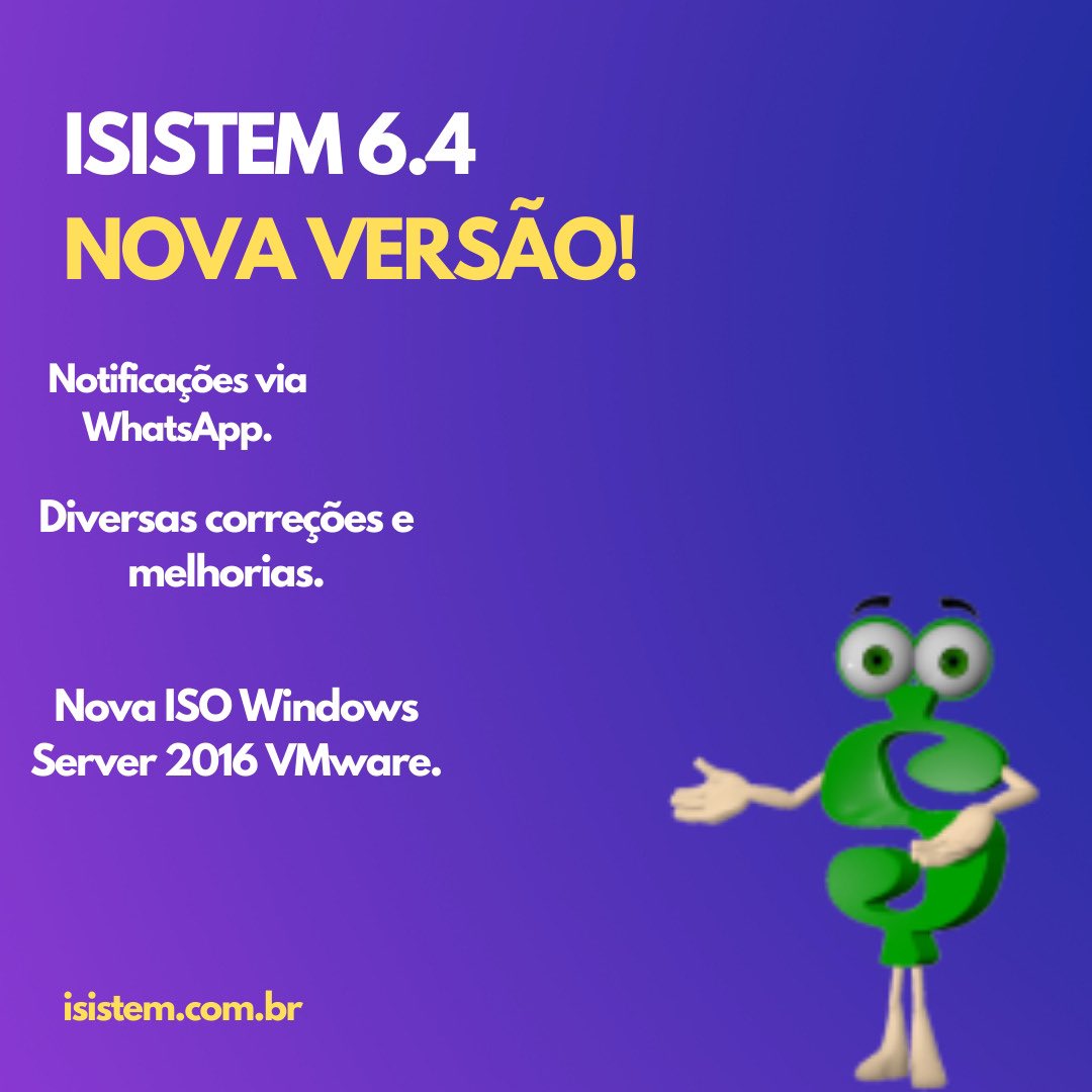 Isistembr's tweet photo. Isistem 6.4 liberado! https://t.co/WAi2FDnw4A https://t.co/iBUxrYOJKC