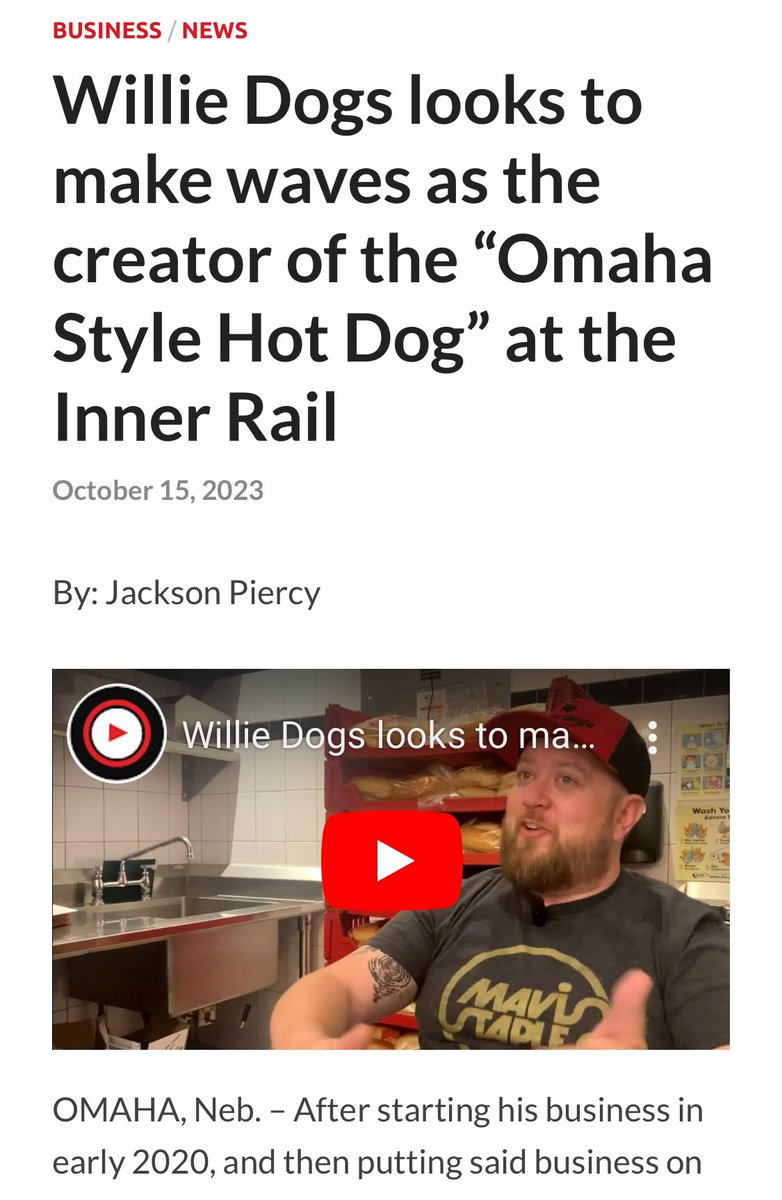 Willie Dogs - Omaha Original tweet media