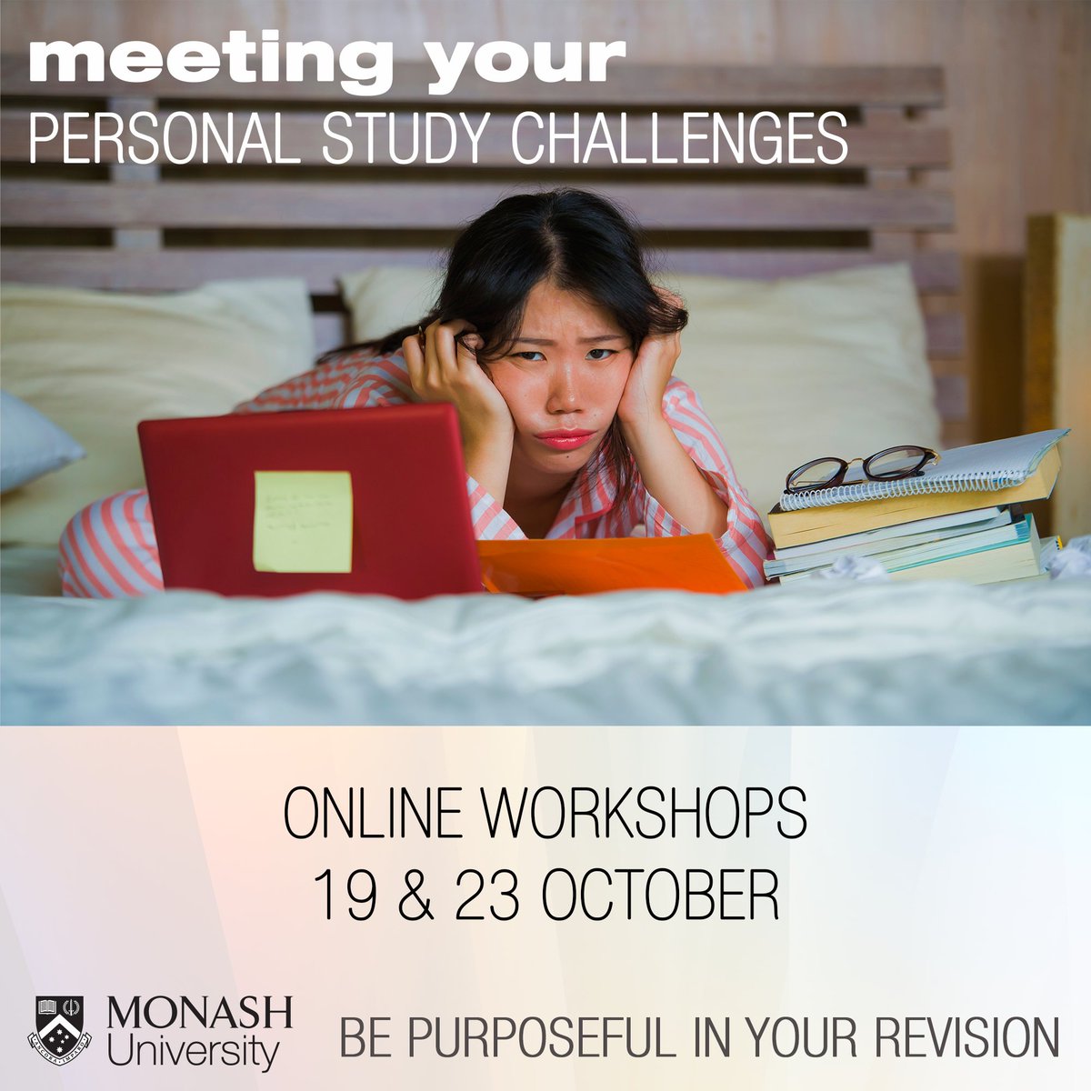 Feeling alone with your study struggle? Never fear, SAS is here!
Join this online workshop where we break down common study issues and work through the solutions!
#MonashStudentAcademicSuccess #UnleashYourPotential #StudyHacks #MonashUni #MonashExperience