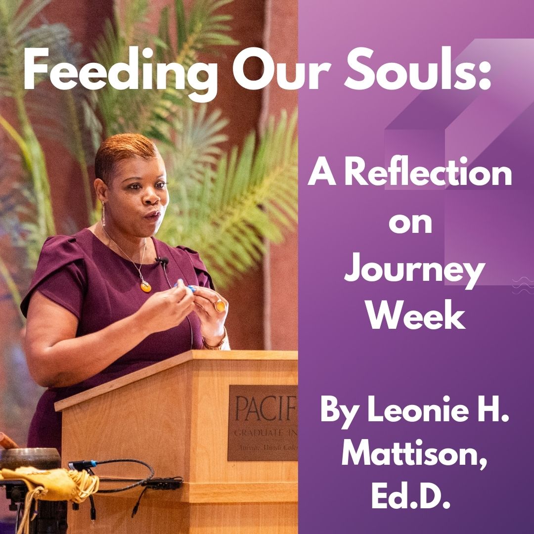 Journey Week, An Immersive Week of Learning and Connecting at Pacifica Graduate Institute, included a conference entitled 'When Deep Calls to Deep: Journeys of the Soul for a Culture in Crisis.' Dr. Mattison, Pacifica's President, reflects on the week: bit.ly/48VfQnj