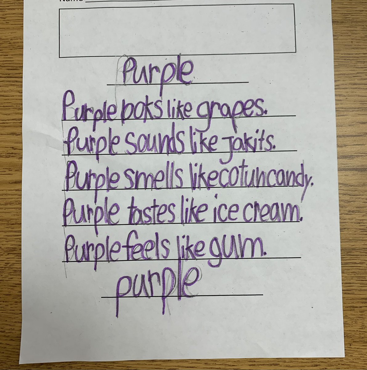 MrsFlint24's tweet photo. Love having Mrs. Fischer help with writing in my classroom! Today my students got to write their own Color Poem. #WritingPerfection #PershingPanthers https://t.co/aMrMEIcnyf