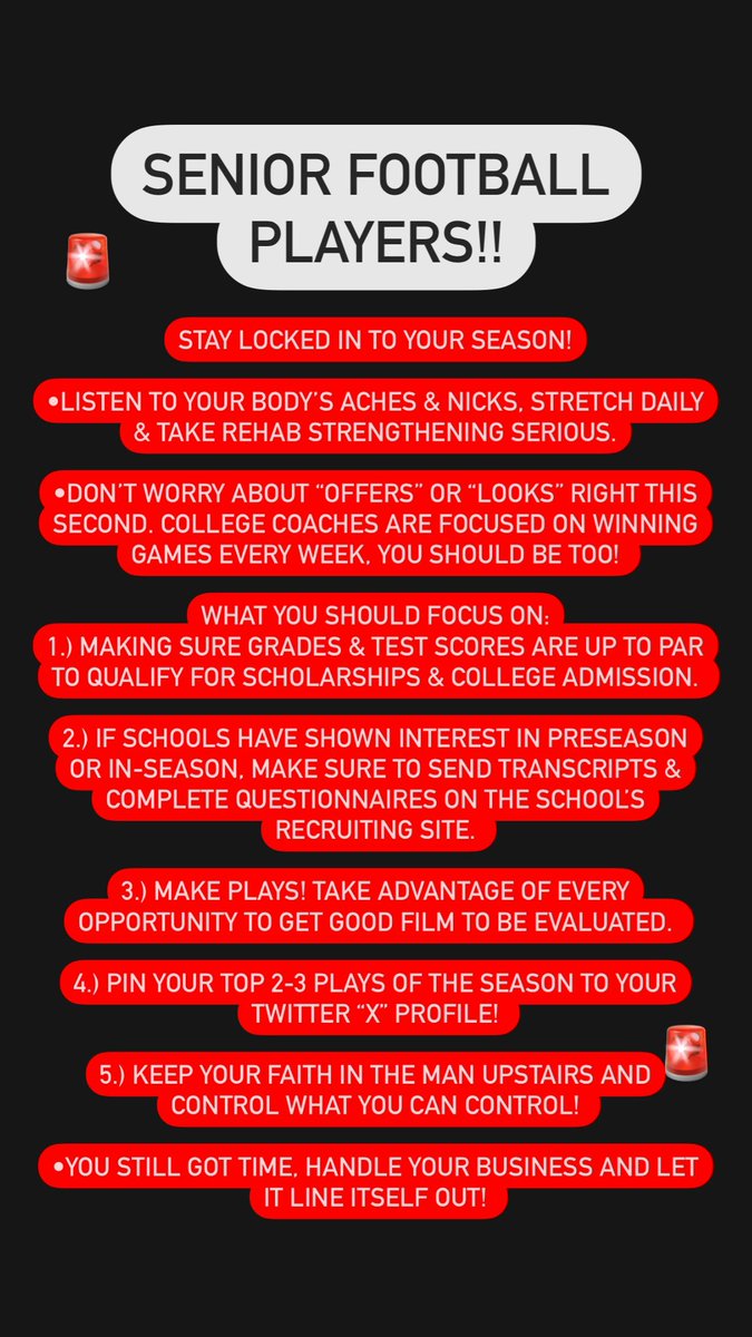 AcademyElite7v7's tweet photo. Class of ‘24 Football Players! 

It’s not too late! Handle everything that’s in your control, prepare yourself for when opportunity comes knocking. https://t.co/WWCCLeK3PV