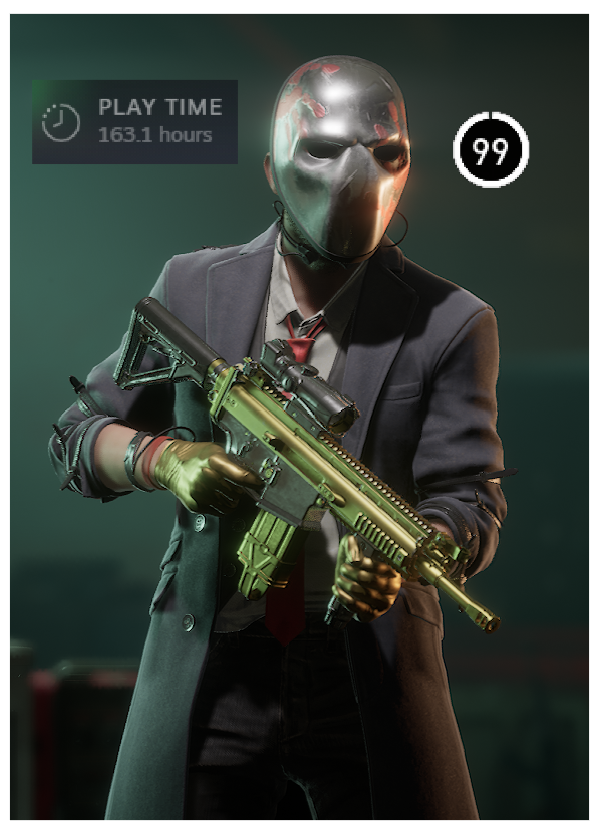 What a grind, 160 hours
#PAYDAY3