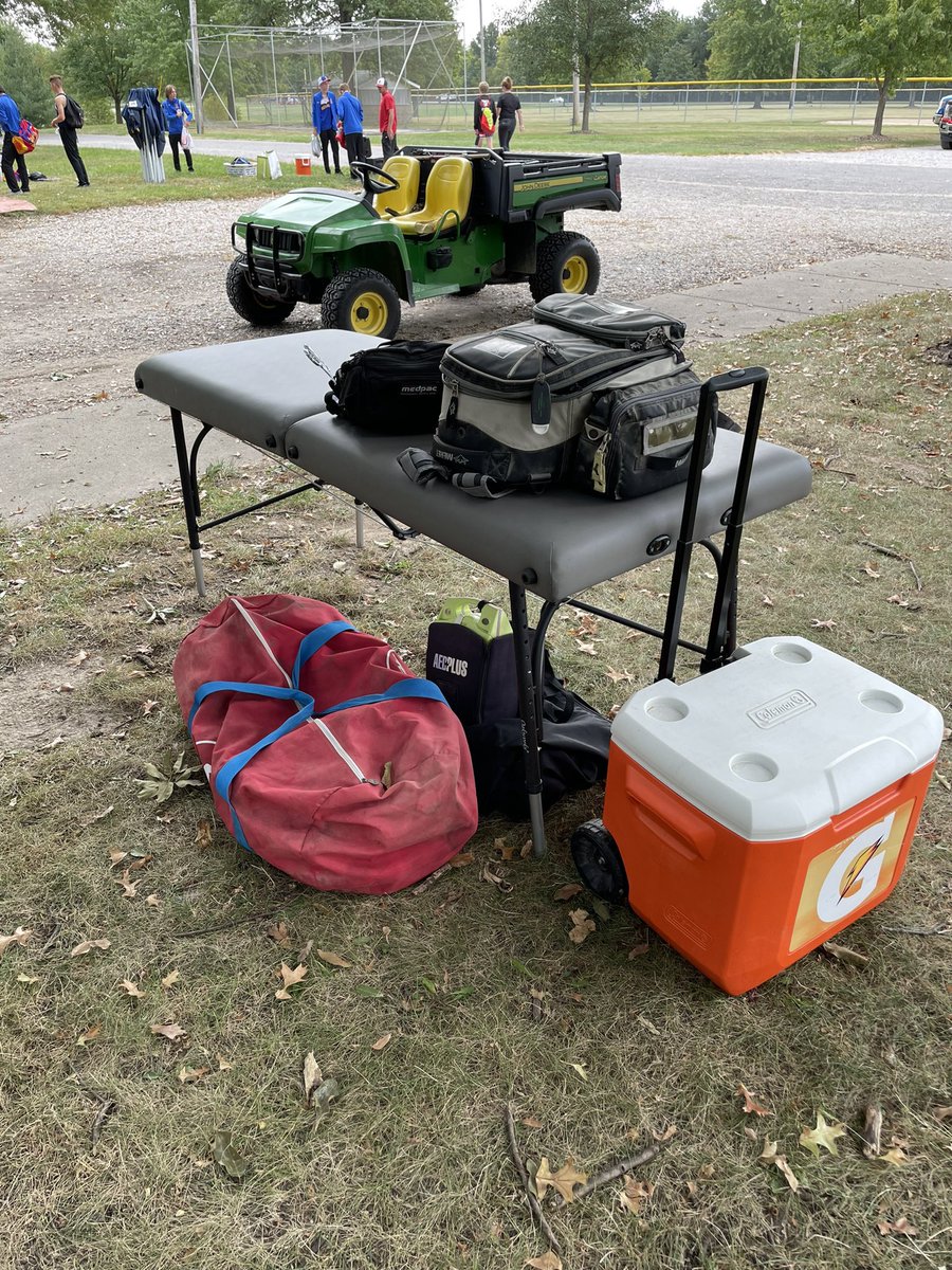 A_Beck93's tweet photo. I may have missed a couple weeks of tweets for the @ILAthTrainers safety sport initiative, but I’ve been too busy providing the best care I can to all my fall athletes! #AT4ALL https://t.co/cFofssAWTe