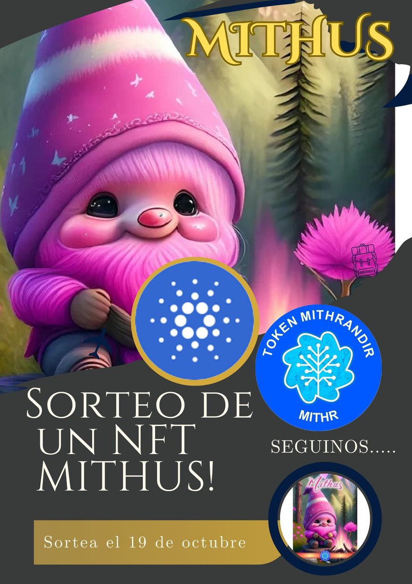 GreenKoinWest's tweet photo. 🔥🚨 Giveaway Event 🚨🔥
Sorteo de un NFT Mithus 😱 para 19/10/2023.
Pasos para participar 👇
1. Seguir las cuentas de :
☑️ @Tokenmithr
☑️ @TMithrvenezuela
2. Like y retweet este post.
3. Menciona tres amig@s.
A participar 🚀
#Nft #giverway #tokenmithr #mithus https://t.co/I72zgOLrz4