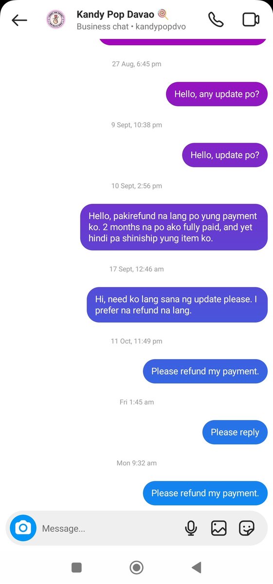 athndrc's tweet photo. @kandypopdavao @kandypopdavao Anuna. June pa lang fully paid na yung order ko #KPDvoFeedbacks #ThankYouKPDvo https://t.co/S8ny71C2SN