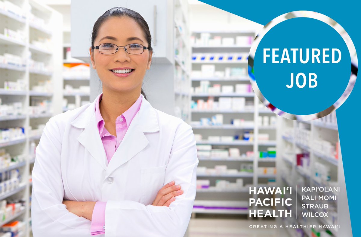 Hawaii Pacific Health is currently seeking a qualified candidate for the position of clinical pharmacist at @KapiolaniMedCtr in Honolulu. To learn more and apply, visit bit.ly/3rNvKzn. #careers #pharmacist #nowhiring