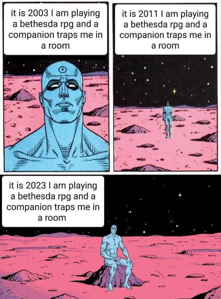 At least you could FUS ROH DAH dudes into the stratosphere in Skyrim