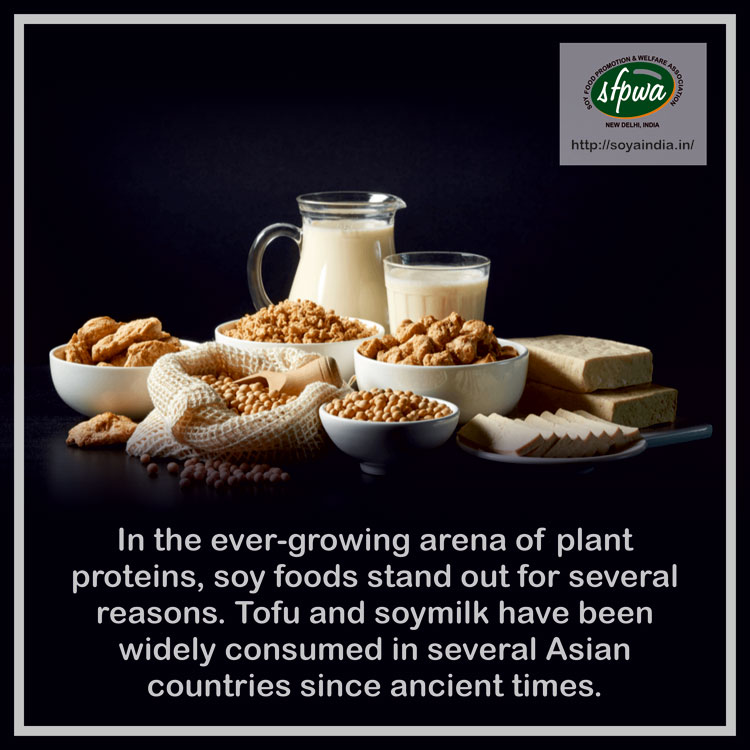 In the ever-growing arena of plant proteins, soy foods stand out for several reasons. Tofu and soymilk have been widely consumed in several Asian countries since ancient times.

#tofu #soymilk #ancienttimes ##soyafoods #soyamilk #soyfoods #plantproteins #protein #bestprotein