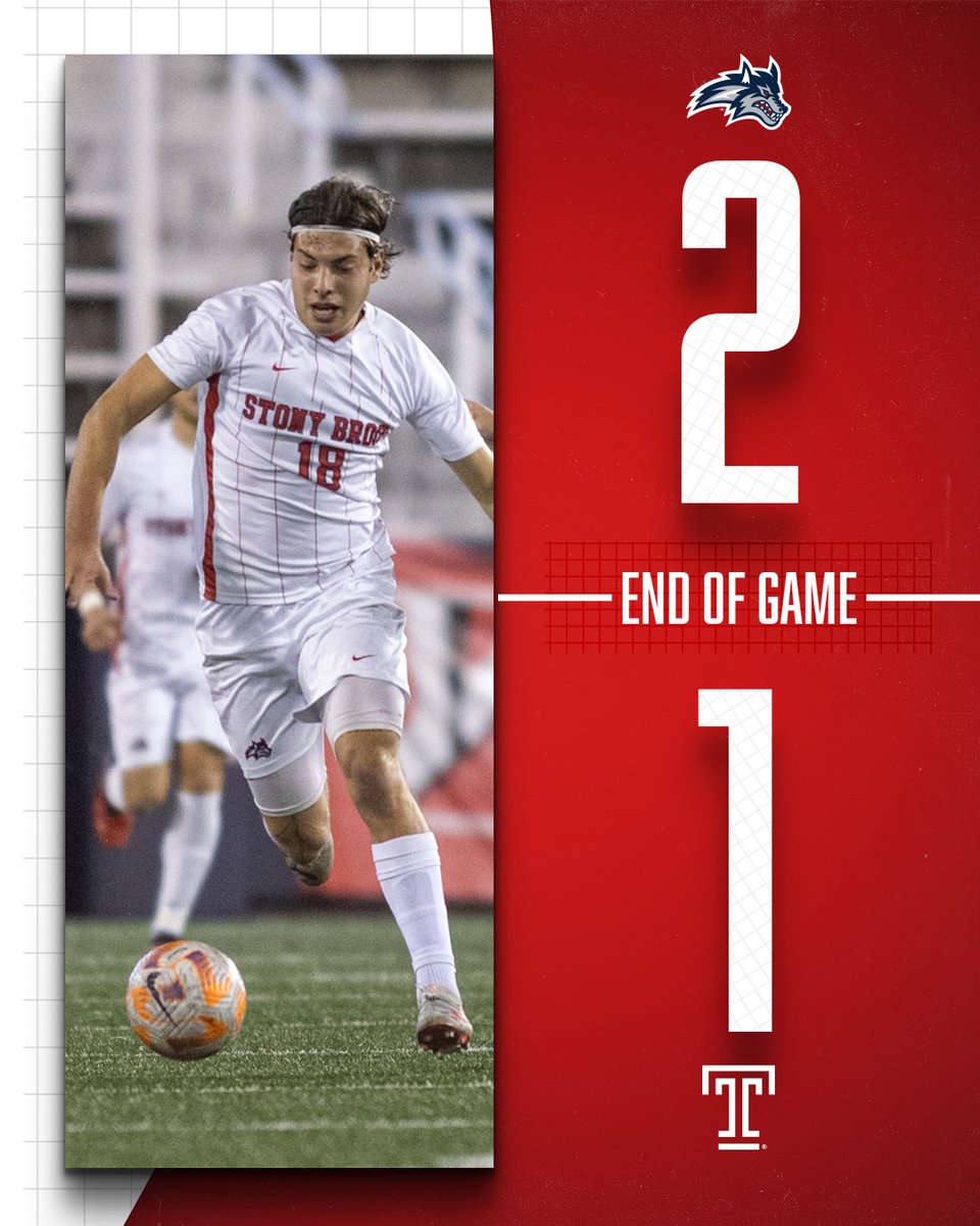 𝗦𝗘𝗔𝗪𝗢𝗟𝗩𝗘𝗦 𝗪𝗜𝗡!

Trevor Harrison and Kyle Smith net goals to propel Stony Brook to a comeback victory over Temple at LaValle.

🌊🐺 x #CAASoccer