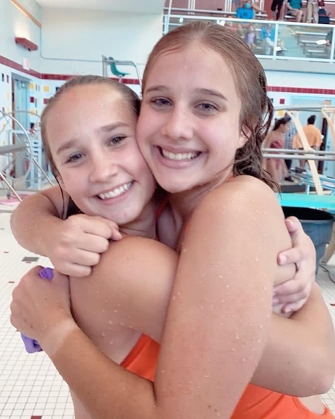Double PB for the last dual meet of their Junior year 🧡🖤

Leah Marsh finished tonight with a new Personal Best of 264.95 🎉🎉

<a href="/elizabethps_16/">Elizabeth Pucci-Schaefer</a> finished with a new Olean Pool record, a new Fredonia HS record and a new Personal Best of 337.65🎉🎉