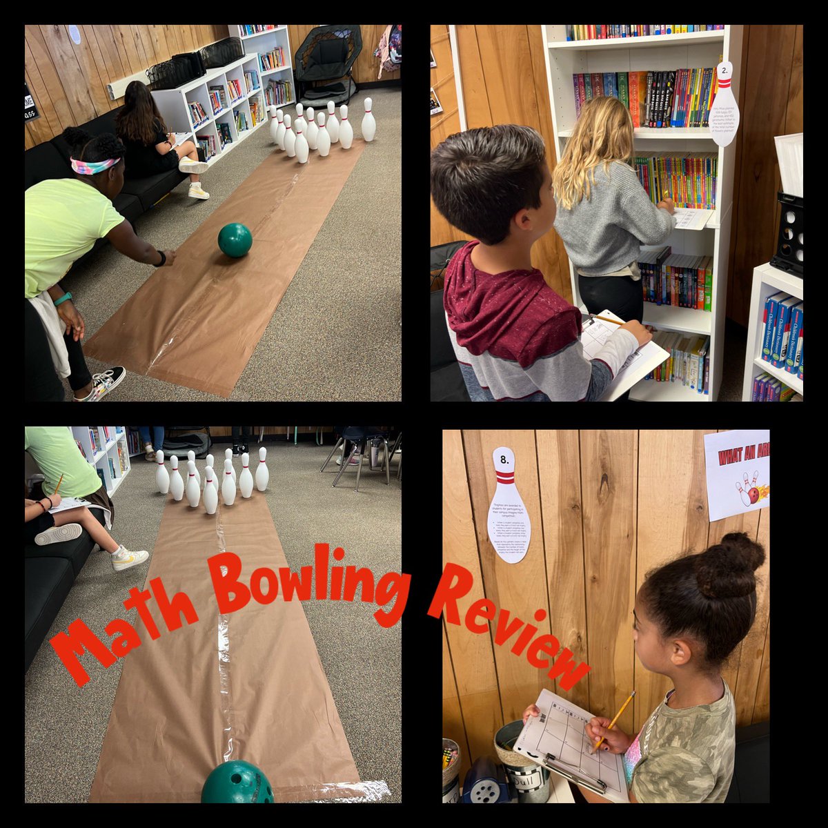 We’ve been busy with small room transformations! We had a Dunkin’ Donuts book tasting to introduce our Contemporary Lit unit and a Bowl-a-Rama for math review! They were both fun and engaging and there were soooo many academic focused conversations happening! #TheColeWay