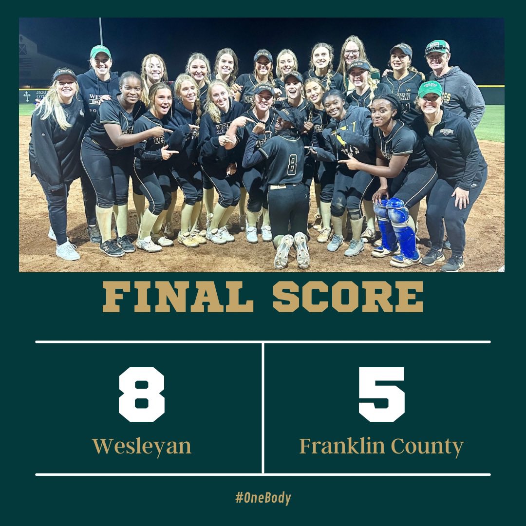 Wesleyan Softball (@softball_wolves) on Twitter photo COLUMBUS BOUND!
<a href="/maceycintron16/">Macey Cintron</a> WP, 1 ER, 12 K/2B, 3RBI
<a href="/AveryTucker_8/">Avery Tucker</a> 2-3, 2 RBI, 3 SB, R
<a href="/morganmixon42/">Morgan Mixon 2027</a> RBI 2B
<a href="/shaylabahr11/">Shayla Bahr</a> RBI, SB, R
<a href="/jessicaepps26/">Jessica Epps (2026 RHP)</a> RBI
<a href="/marjee_williams/">Marjee Williams</a> & <a href="/alyssa_flood39/">alyssa Flood</a> SB, R
Webb SB, 2 R
Salmieri 1B
<a href="/avagreen21/">Ava Green 2026</a> 1B
<a href="/JayyPotter8/">Johanna Potter</a> R
<a href="/WesleyanWolves/">Wesleyan Wolves</a> <a href="/GDPsports/">Gwinnett Daily Post</a> COLUMBUS BOUND!
<a href="/maceycintron16/">Macey Cintron</a> WP, 1 ER, 12 K/2B, 3RBI
<a href="/AveryTucker_8/">Avery Tucker</a> 2-3, 2 RBI, 3 SB, R
<a href="/morganmixon42/">Morgan Mixon 2027</a> RBI 2B
<a href="/shaylabahr11/">Shayla Bahr</a> RBI, SB, R
<a href="/jessicaepps26/">Jessica Epps (2026 RHP)</a> RBI
<a href="/marjee_williams/">Marjee Williams</a> & <a href="/alyssa_flood39/">alyssa Flood</a> SB, R
Webb SB, 2 R
Salmieri 1B
<a href="/avagreen21/">Ava Green 2026</a> 1B
<a href="/JayyPotter8/">Johanna Potter</a> R
<a href="/WesleyanWolves/">Wesleyan Wolves</a> <a href="/GDPsports/">Gwinnett Daily Post</a>