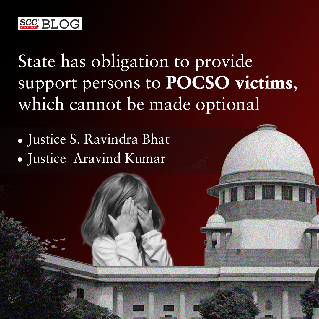scconline_'s tweet image. State has obligation to provide support persons to POCSO victims, which cannot be made optional: Supreme Court
scconline.com/blog/post/2023…

#SupremeCourt #justiceAravindKumar #POCSOAct #POCSOVictims #supportpersons #NCPCR #scconline #SCC #legalnews #scconlineblog #legalknowledge