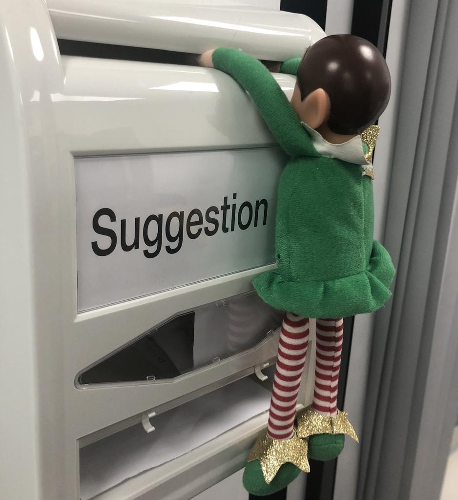 #SuggestionBox at work. 
You’re used to giving feedback to employees, but do you ask them for feedback about the business? A suggestion box encourages employees to submit suggestions, comments and complaints anonymously, although they can include their names if they want.