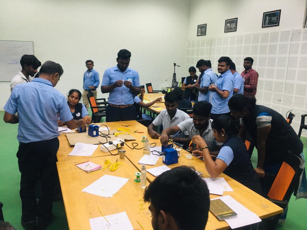 TVSSS3's tweet image. Reviving Excellence: Journey back to our Soldering Training Program, where skills were forged and precision became our trademark on the shop floor. #SolderingMastery #ThrowbackTraining