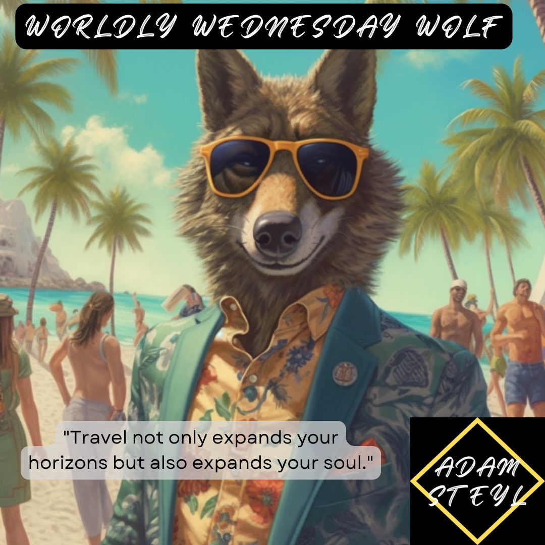 AdamSteyl's tweet image. With #worldlywednesdaywolf, discover that life is either a daring adventure or nothing at all! 🐺🌏 Choose adventure. Choose the digital nomad life. #workandwander #exploremore #WednesdayMotivation #wednesdaythought #Wednesday #WednesdayClub #Wednesdayvibe