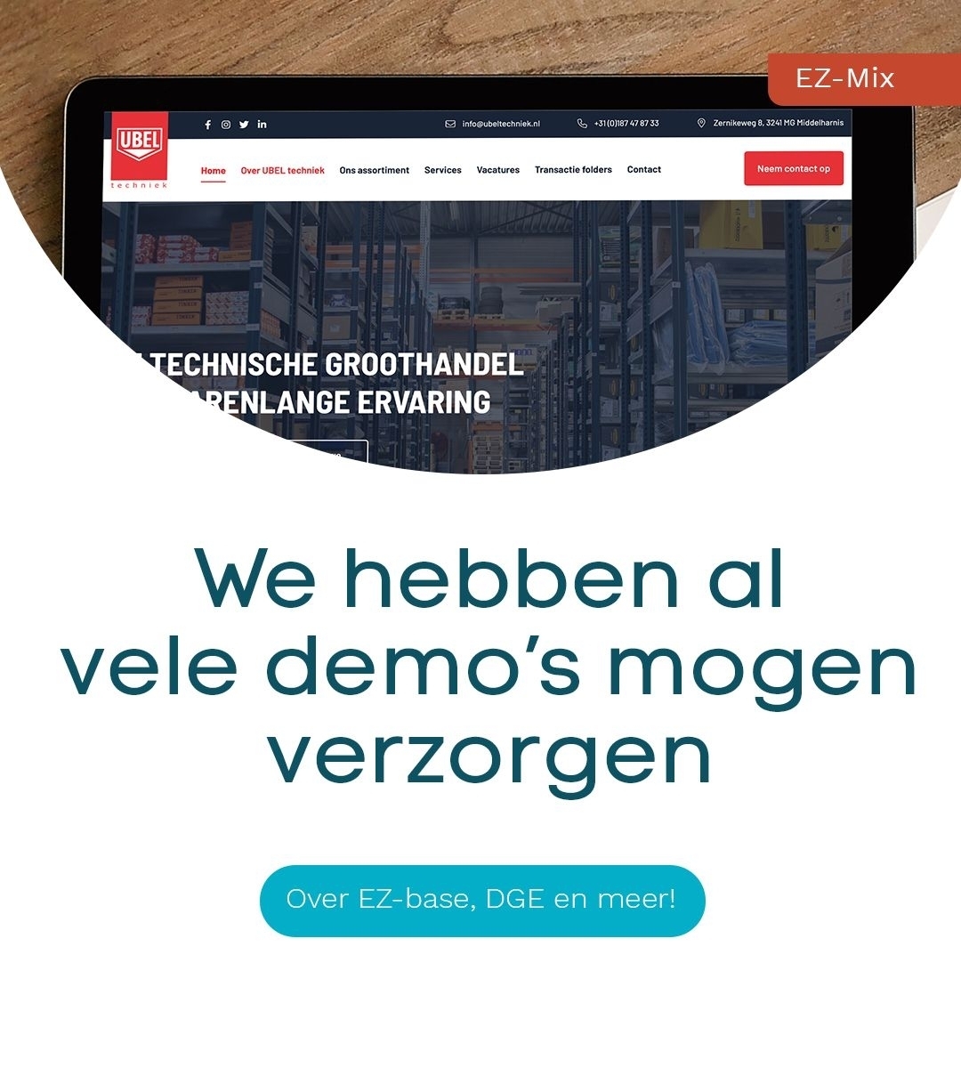 intermixnl's tweet photo. In de afgelopen tijd hebben wij als team weer veel demo's verzorgd voor onze klanten. Zo informeren wij ze over de koppelingen met EZ-base, DGE en een webshop.  Wil je samen met ons kijken naar de mogelijkheden voor jouw vakhandel? Vraag gratis een demo aan en ontdek EZ-Mix! https://t.co/MUCaLofiPn