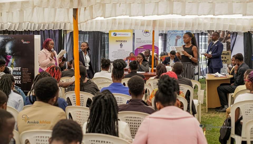 amkafrica's tweet photo. A quick throwback to our  moot court competition on the sexual and reproductive health rights of intersex persons.

We launched our report titled ‘Not Broken, Do Not Fix', which contains a compilation of the lived realities of intersex persons with conversion practices. https://t.co/VObt8A0gjl