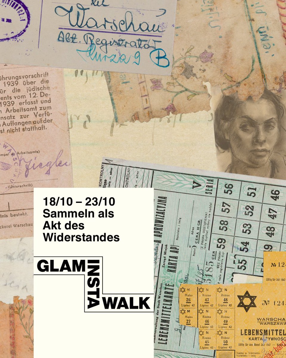 HEUTE findet der erste #GLAMInstaWalk in #München statt - 18.10. ab 12 Uhr im @nsdoku - 15 Münchner Kulturhäuser berichten auf Instagram von ihrem Ausstellungsbesuch. Bis zum 23.10. verbinden sie ihre Themen mit der Ausstellung.

Infos
blog.muenchner-stadtbibliothek.de/glaminstawalk-…

mit #FemaleHeritage