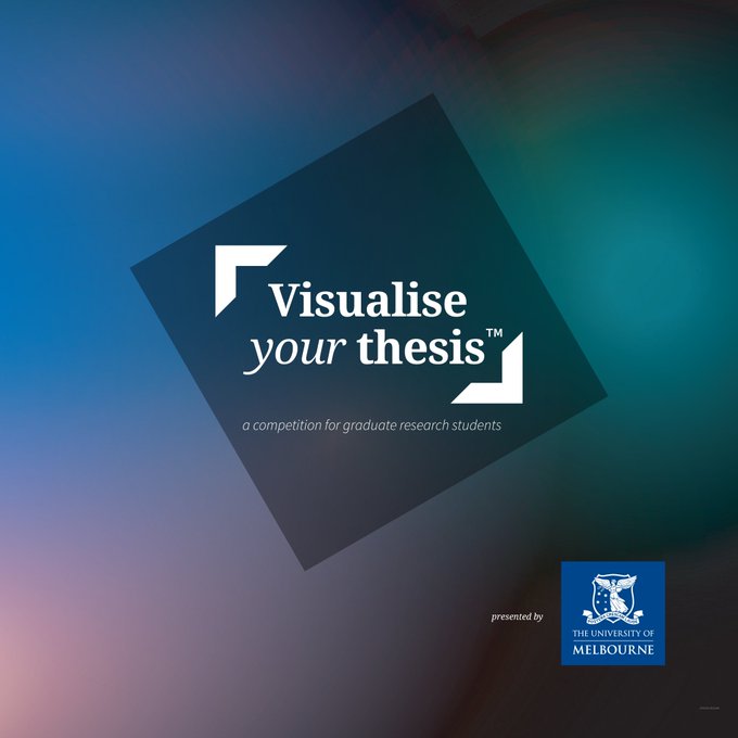 📣 Exciting #VYT2023 update🙂Winners of Visualise Your Thesis International 2023 will be announced here in 1 hour⏰Stay tuned!
#PhDchat #PhDlife  #academictwitter #GraduateResearchers #VisualiseThesis #eResAU2023
<a href="/digitalsci/">Digital Science</a> <a href="/figshare/">Figshare</a> @AeRO_eREsearch