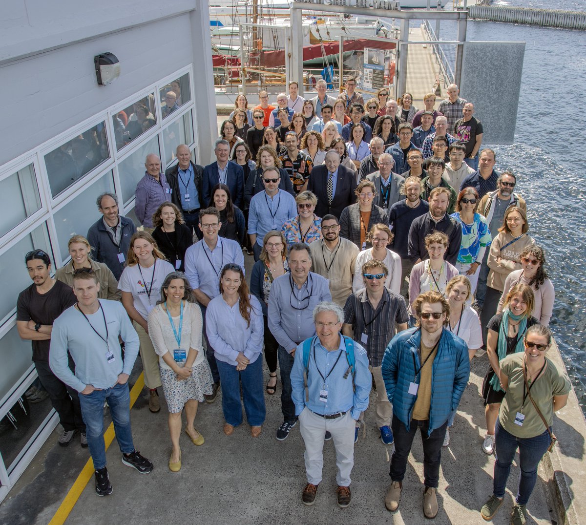 Ant_Partnership's tweet photo. 🧠 The brains behind #AAPPScience — on a lovely @cityofhobarttas day after a successful 2023 Symposium — with our partners @UTAS_, @IMASUTAS, @AusAntarctic, @CSIRO, @BOM_au, @IMOS, @GeoscienceAus and Tas Government (plus special guests @AnnaReyno & Sir Guy Green).
📷 Peter Allen https://t.co/vnaJuoP2ru