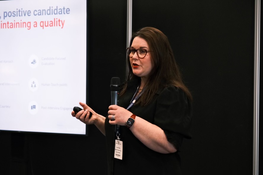 InHouseRecExpo's tweet photo. Remembering #IHRE23Summit: The Candidate Experience: Elevating the recruitment process to create moments they remember @taraobrien https://t.co/QS43eQALZm