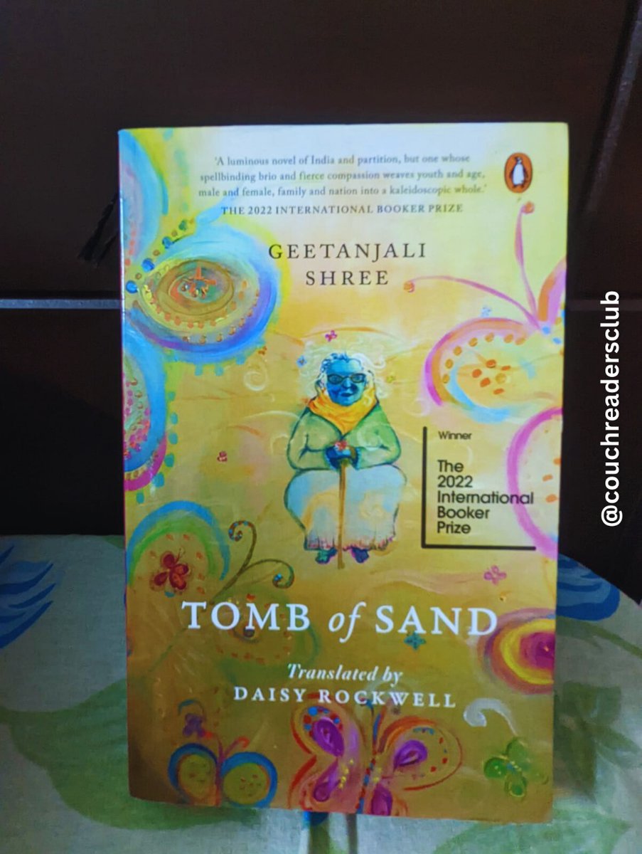 Current Read - Tomb of Sand by Geetanjali Shree @PenguinBooks 

#booktwt #BooksWorthReading #books #BookTwitter #readerscommunity #currentreads