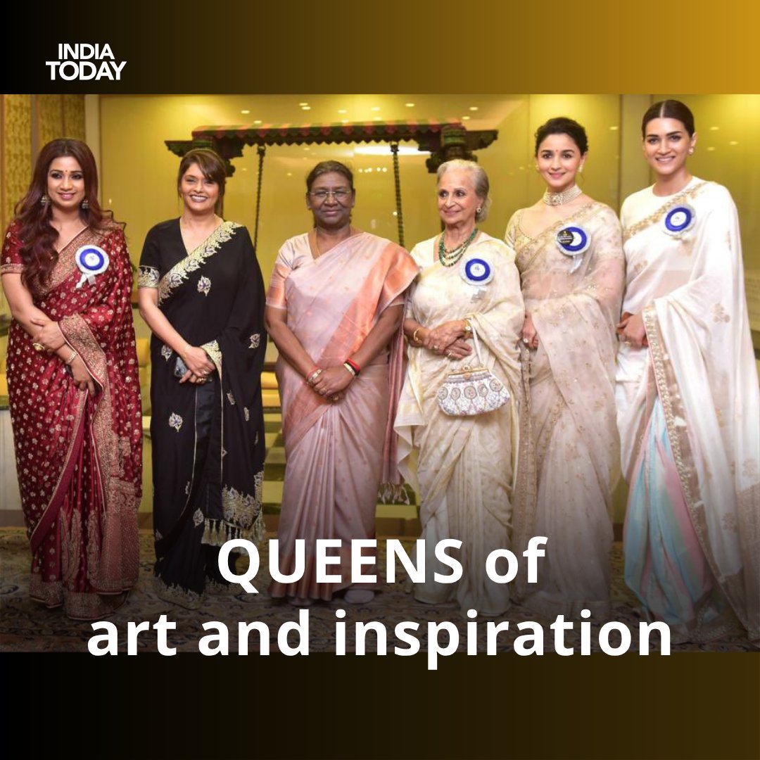 POWERHOUSE of brilliance💯👏

#WomenPower #WomenEmpowerment #Inspiration #NationalAwards

(@rashtrapatibhvn @kritisanon @shreyaghoshal @aliaa08)