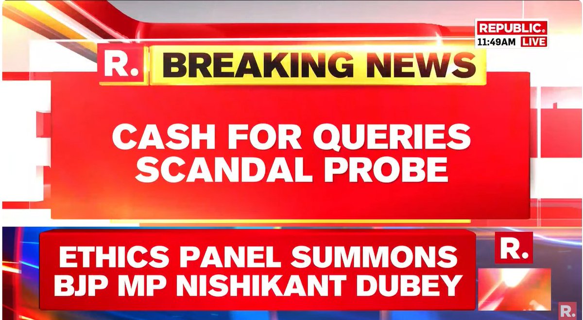 #BREAKING | Cash for queries scandal probe: Parliamentary committee calls BJP MP Nishikant Dubey on October 26 for oral evidence in complaint against TMC's Mahua Moitra.

#MahuaMoitra #BJPMP #TMCMP #NishikantDubey #ParliamentaryCommittee 

WATCH #LIVE here-youtu.be/A4024E_ZQJs