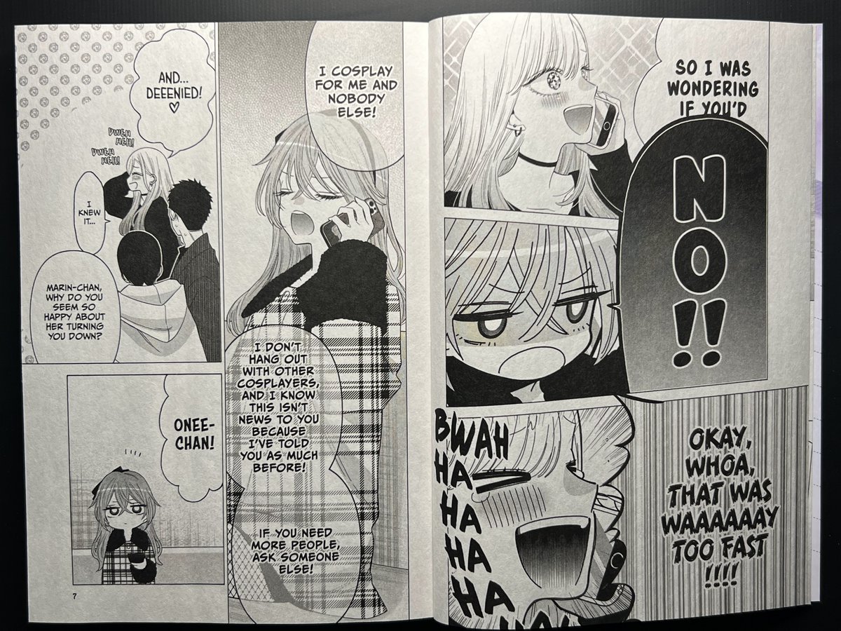 SquareEnixBooks's tweet photo. Hot off the press! When Marin signs herself (and Wakana) up for a last-minute group cosplay shoot for a horror game, who will she call when more bodies are needed to make up the numbers?! My Dress-Up Darling, vol. 10 goes on sale on Oct 31! https://t.co/YMojiYUcgB https://t.co/ESoPPkh2KJ