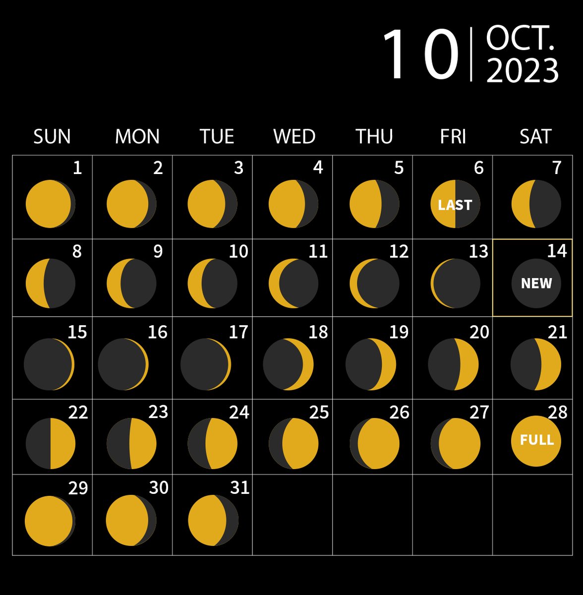 👉Come check out this October moon phase calendar!
Just remember to plan your photo shoots accordingly!🌑🌙

#october #Stargazing #LunarPhases #seestar #seestars50 #astro #astrophotography #deepskyphotography #Planetary