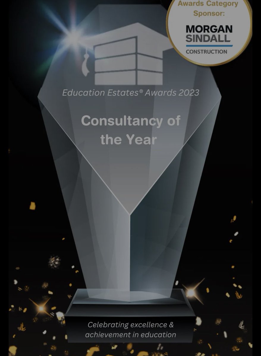 The PMc team were tickled pink to be shortlisted for this year’s @EduEstates consultancy of the year award. Last night we secured the highly commended commendation - so proud of our brilliant team! @Robert_Rees28 @ben_neville17 @elianalina9 @moposwall #EduEst23 #makingadifference