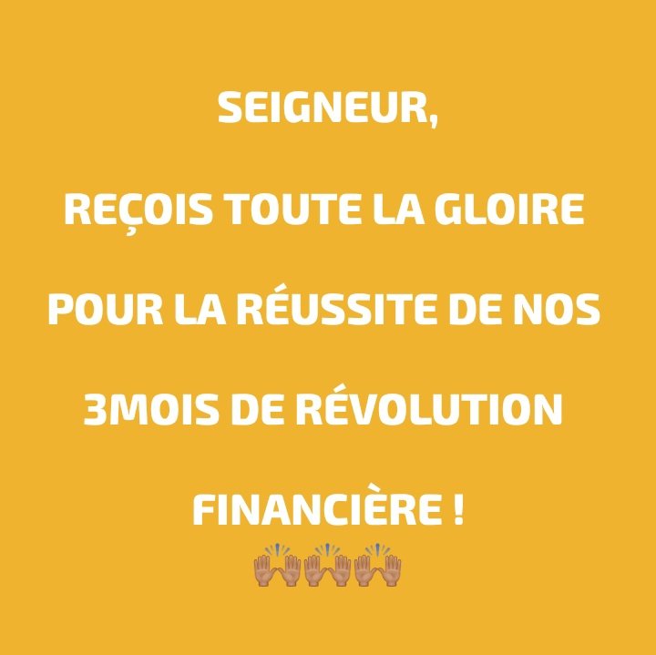 RevSeyram's tweet image. #Remerciement 
#RevolutionFinanciere 
#DIEUMerci