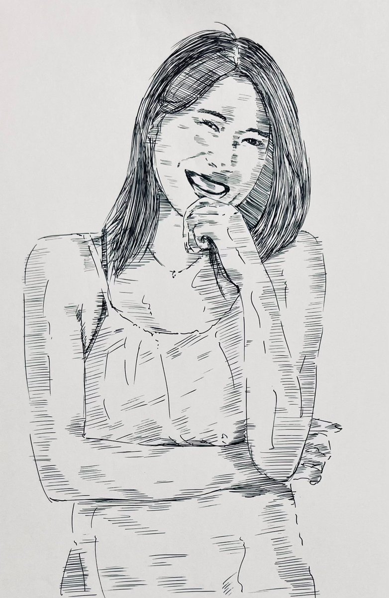 genghiskhantaro's tweet photo. @yukino000001 
#MONAmodel
#堀井雪乃 #ゆきち
#美人モデル
#新作イラスト #illustration 
#draw #絵 #pen #鉛筆 
#ボールペン #色鉛筆
#イラスト作成
#絵かき #手描きイラスト
#絵描きさんと繋がりたい
#イラスト好きと繋がりたい https://t.co/bJjyEXA868