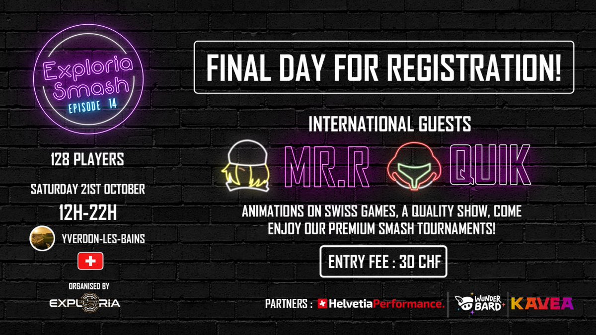 Dernière chance pour vous faire combo jusqu'à la lune par la meilleure Sheik du monde 🥷

Ou de passer un excellent moment à l'edge en compagnie de notre ami allemand 💥🔫🌛

Invitez vos amis, vos parents, vos parents, vos voisins on vous promet du beau spectacle!