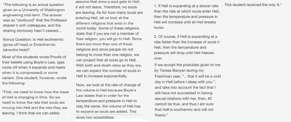 raya_says's tweet photo. Thanks to whoever this person is. He taught me more than any of my teachers and from now on I will always  remember this whenever I hear  "hell freeze over" and "exo and endothermic process" I swear https://t.co/f6ZpVDKBCD