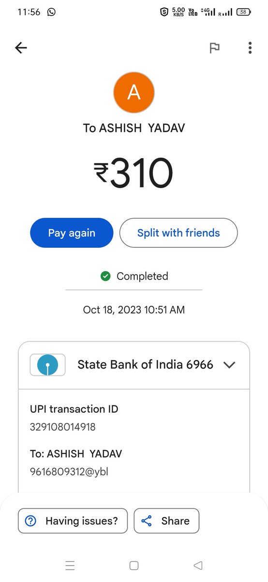 DassDiptayan's tweet photo. Today I booked a #rapido for my way home from Kolkata airport. The actual amount was showing in ₹ 264/-, but after I gave my OTP to the rider he demanded ₹ 350/- for the same ride. When I denied he started to shout and used unprofessional language. Ultimately he took ₹ 310/-. https://t.co/VRaeJeIfkk