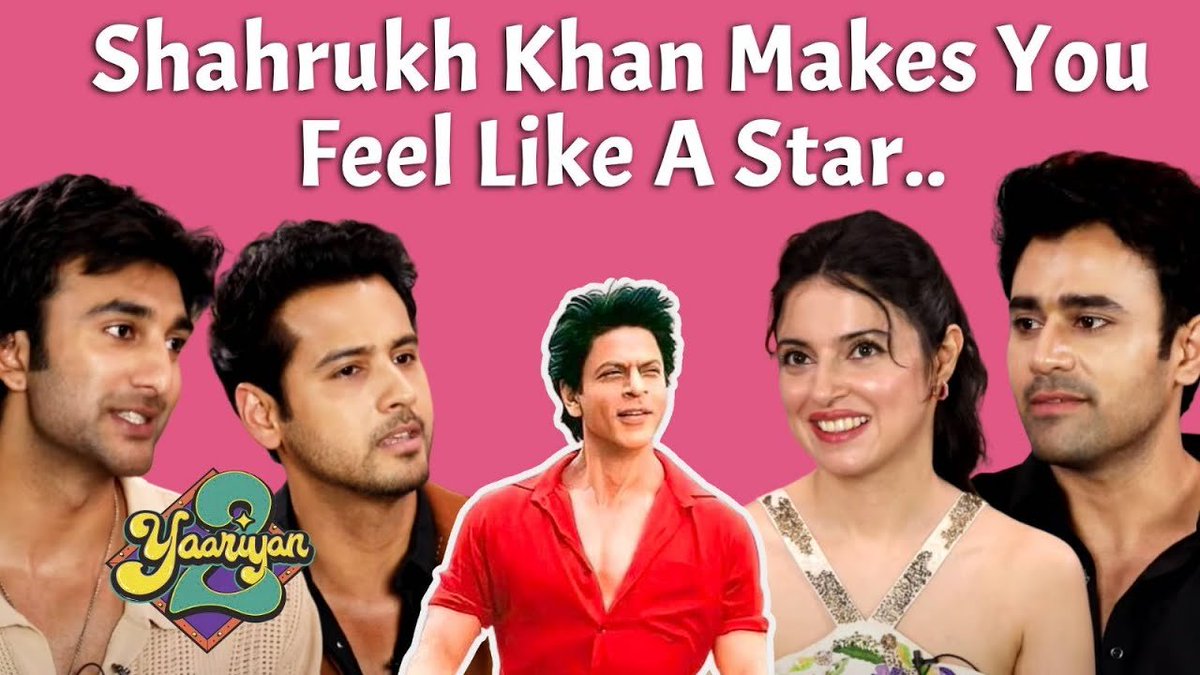 Bollywood Spy (@bollyspy) on Twitter photo #Yaariyan2 Star Cast In Awe Of #ShahrukhKhan
#DivyaKhoslaKumar, #MeezaanJafri, #YashDasgupta, #PearlVPuri
In Conversation With RJ <a href="/DIVYASOLGAMA/">RJ🇬️9⃣ Divya (दिव्य) Solgama</a>
<a href="/iamsrk/">Shah Rukh Khan</a> <a href="/Yash_Dasgupta/">Yash Daasguptaa</a> <a href="/pearlvpuri/">Pearl V Puri</a> #BhushanKumar <a href="/AAFilmsIndia/">aafilms</a>
Watch Video - youtu.be/Hu13EjoX6GA #Yaariyan2 Star Cast In Awe Of #ShahrukhKhan
#DivyaKhoslaKumar, #MeezaanJafri, #YashDasgupta, #PearlVPuri
In Conversation With RJ <a href="/DIVYASOLGAMA/">RJ🇬️9⃣ Divya (दिव्य) Solgama</a>
<a href="/iamsrk/">Shah Rukh Khan</a> <a href="/Yash_Dasgupta/">Yash Daasguptaa</a> <a href="/pearlvpuri/">Pearl V Puri</a> #BhushanKumar <a href="/AAFilmsIndia/">aafilms</a>
Watch Video - youtu.be/Hu13EjoX6GA