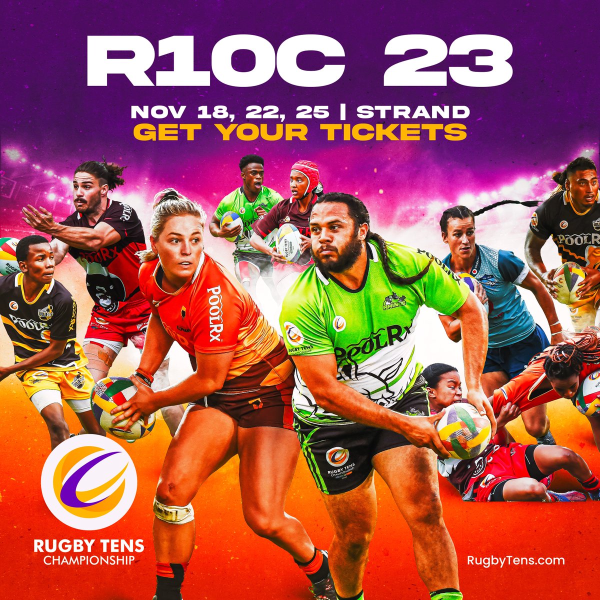 AsemEngage's tweet photo. 🎟️ Get ready for the @RugbyTens Championship at Helderberg Rugby Club on November 18, 22, and 25! 

Tickets are now on sale on Ticketmaster. Secure your spot 🏉 

#RugbyTens #R10C #R10C23 https://t.co/tdqzmbq7kn
