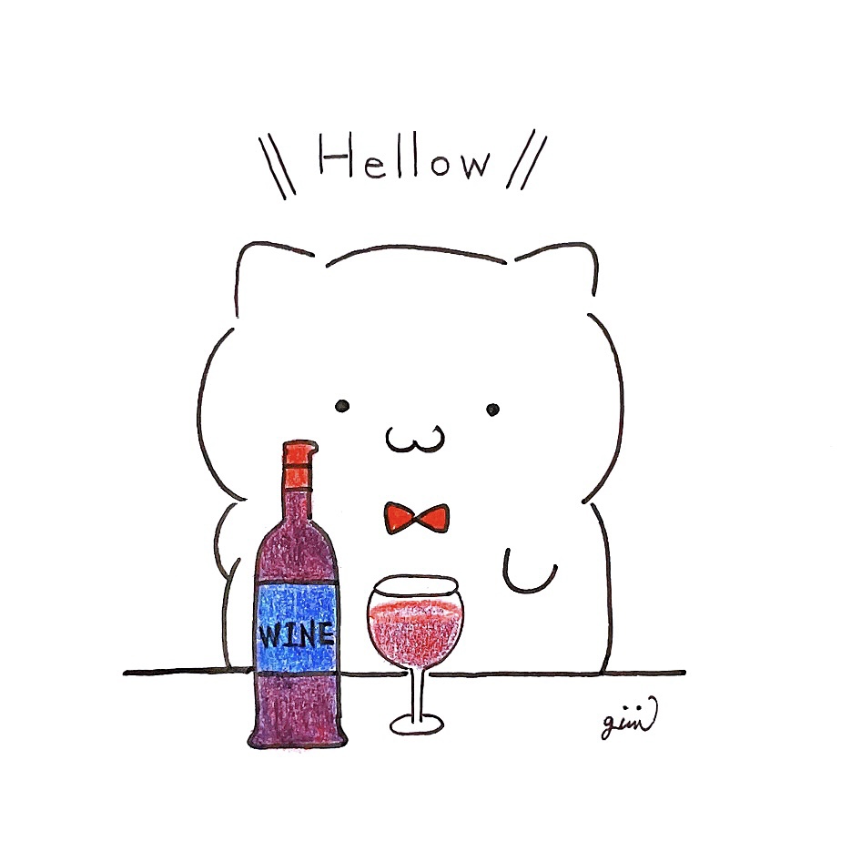 guu_ochou's tweet photo. 1週間お疲れ様🎃🍷
by【Cafe&amp;Barぼんぼん】

#HelloWine の日
#ゆるい猫イラスト https://t.co/r7Fzbi79s2