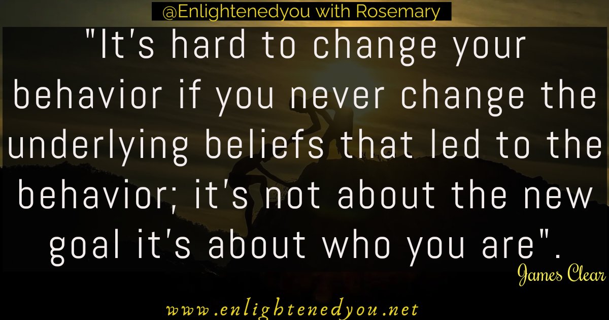 YouEnlightened's tweet photo. "Behavior that is incongruent with who you are will not last. "

#Enlightenedyou #leadership #management #softskills #training #coaching #strategy https://t.co/n8ve8NIsWr