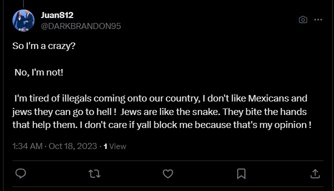 FirstShane's tweet photo. 250 of you are following this account.
Your choice.
This is why I rarely block immediately.
Allow enough time, and they just can't help digging their own hole.🤷‍♂️ https://t.co/n8EbvwLXBq