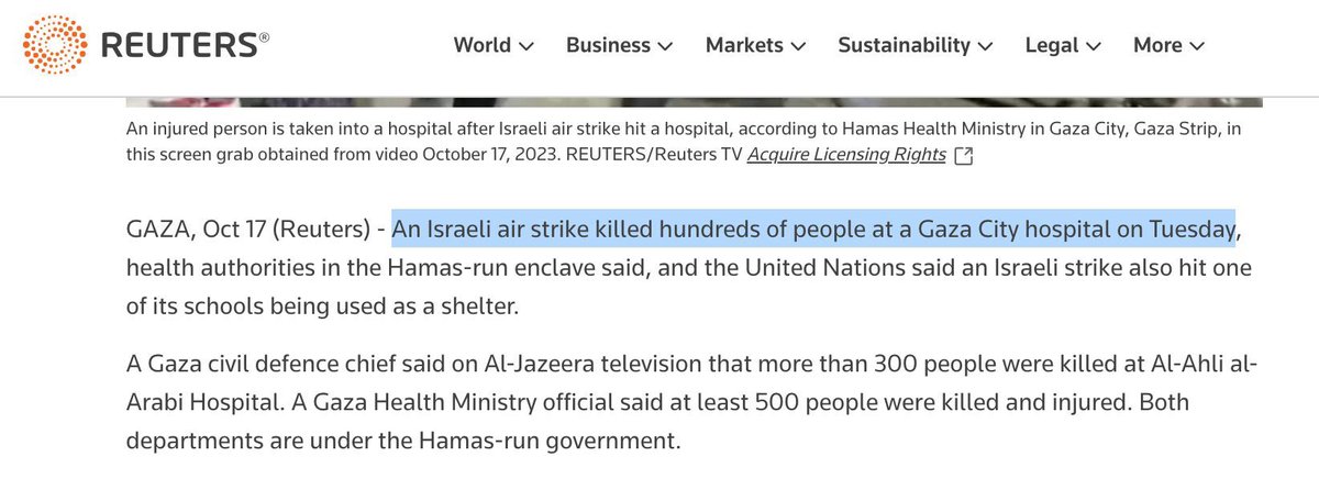 louay_fawzy's tweet photo. Would you condemn the Israeli terrorism Mr. Morgan?

Of course not, you would use soft phrases like "problematic" & "ill advised" instead.

Because deep down, you're a pure racist. You will gobble unfounded claims of dead babies but think a million times before condemning a blatant act of terrorism like this one.

Of course you would not condemn this, of course you would not blackmail every guest to condemn it like you always do with Israeli lies that have debunked & disproven a 1000 times.

If you would, then you would have to condemn acts of terrorism and butchery that founded the state of Israel itself. Each and every one of them is 100 folds what you claim to be the most brutal attack on jews since the holocaust.

You wouldn't have to sit in a studio and play dumb, like you were born yesterday, and pretend to not know where this hatred and violence is coming from.

It's coming from this injustice people like you are imposing on Palestinians & Arabs. It's coming from constant blatantly biased media coverage in Israel's favor. 

People in the Arab world often look at people like you, Kindly caressing the oppressor, the invader, and brutally condemning every Palestinian act of rightful self defense & armed struggle (legal by international law) and think: "There is no point talking to these people. They've already made their minds. They've decided it's ok for the oppressed children to die".

This is Netanyahu's personal adviser and digital warfare specialist owning the bombing before deleting the tweet once they got new plans for another lie.

Ironically, This was happening while you were asking about "Proportionate Response" on your show.

There is another facebook post from the official IDF page even gloating about the #GazaHospital bombing, saying "Due to lack of medical resources and aid, It was decided to give the hospital residents and patients a 'merciful death'".

By the way, see how easy it is to show evidence & photos of dead babies & children when you actually have it, instead of propaganding the whole thing and accuse any doubters to be anti-semite?

#Gazagenocide #GazaHospital