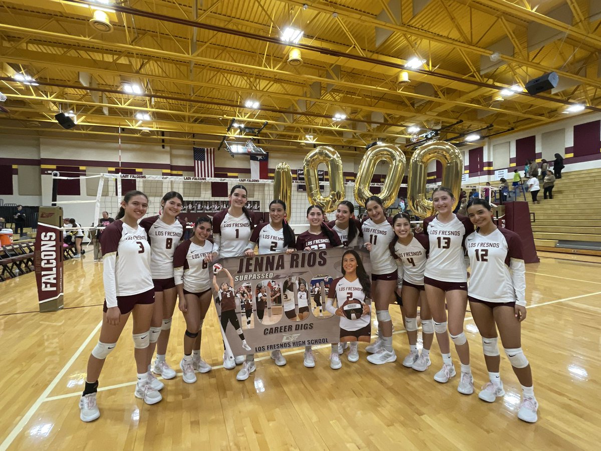 Congrats to Jenna 👑 Rios on surpassing 1,000 career digs‼️ Jenna has set a school record being the only setter surpassing 2,000 career assists and surpassing 1,000 digs‼️ Great job <a href="/Jennarios_vb24/">Jenna Rios</a> We are so proud of you 🫶♥️