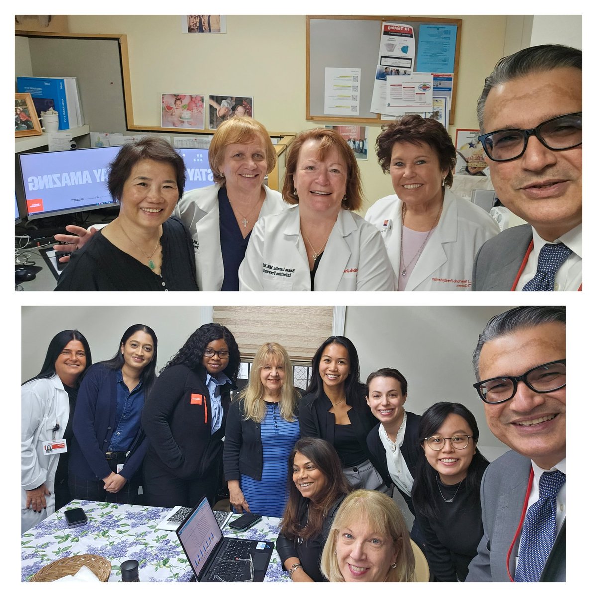 This week is both #HealthcareQuality week and #InfectionPrevention week. Extremely grateful to have amazing teams at #nypqueens in both areas that are committed to a culture of safety, high reliability principles &amp; zero harm. I got a chance to stop by each area to thank them 🙏.
